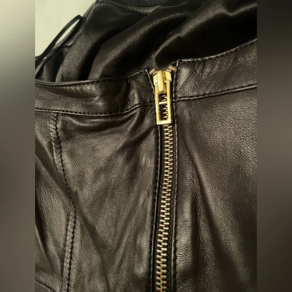 Armani Exchange A/X leather strapless Dress . Size small - Picture 3 of 4